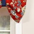 thumbnail image 2 of Gianna Suspender 3in Rod Pocket Ribbon Tie Window Valance 50in x 17in by RLF Home, 2 of 2