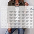 thumbnail image 7 of uublik Womens Lightweight Jackets Brown Outdoor Open Front Casual Ruffled Lapel Collar Fall Winter Coat, 7 of 7