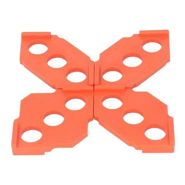 Set of 2 Radius Jig Router Templates Angle, 8-in-1 Radius Quick Jig for