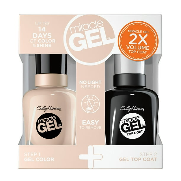 Sally Hansen Miracle Gel Nail Polish & Top Coat Duo Pack, 1 oz