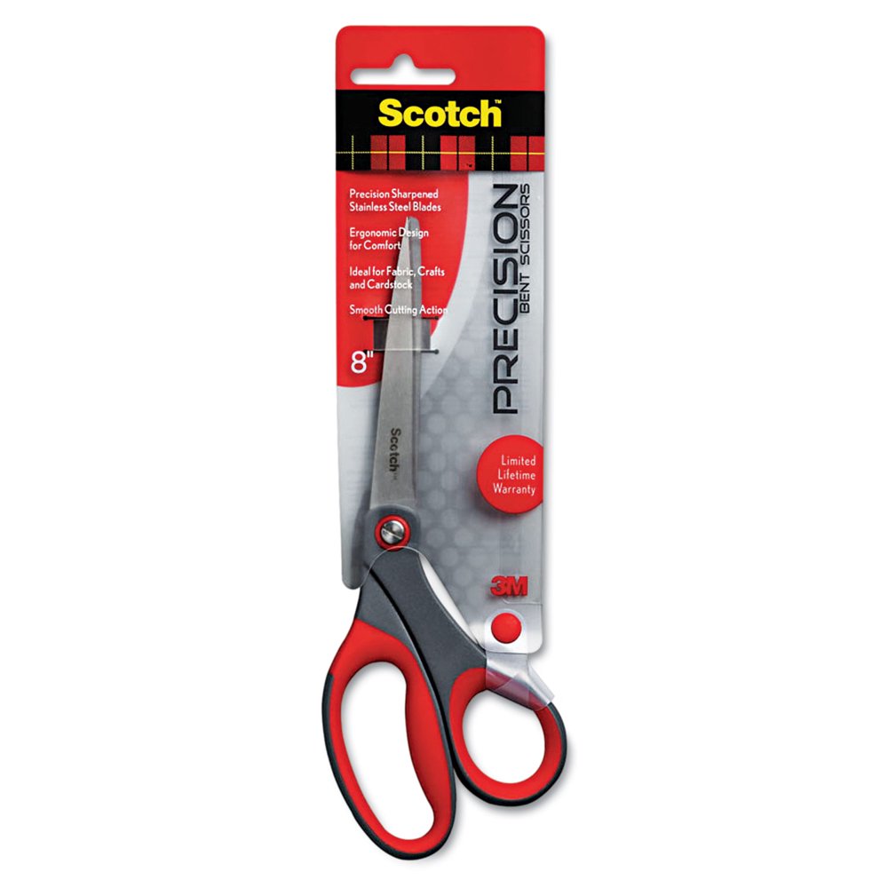 Tape Div. Precision Scissors, 8" Long, 3.25" Cut Length