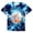 Blue, variant on YAYUBA Boy Tops Size 14-16 Crew Neck Letter Print Back To School Short Sleeve T-Shirt Loose Sports T-Shirt Preppy Boys' Tops, Tees & Shirts, 4-5 Years, Blue