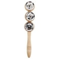 thumbnail image 1 of OUNONA Handheld Jingle Bells Wooden Khaki 1Pack For Auditory Perception Development Classroom Fun, 1 of 8