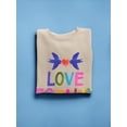 thumbnail image 3 of Love Loudly Ii. Sweatshirt Women -Victoria Barnes Designs, Female XX-Large, 3 of 4