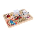 thumbnail image 1 of Tablero de para Bebés con y Lves, Pernos y Pestillo, Tablero de Actividades Montessori, Juguetes Sensoriales de para Bebés Sunnimix juego de mesa ocupado, 1 of 8