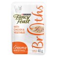 thumbnail image 1 of Fancy Feast Creamy Broths with Chicken & Vegetables, Cat Treats 40 g, 1 of 8