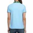 thumbnail image 5 of UVEASISHA Women's Color Block Golf Polos Shirts Quick-Dry Moisture-Wicking T Shirts Breathable Summer Workout Tennis Sports Polos Sky Blue S, 5 of 7