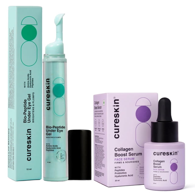 Combinación de sérum y crema antiedad Cureskin para rostro