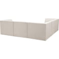 thumbnail image 4 of Meridian Furniture Relax Cream Velvet Modular Sectional, 4 of 11
