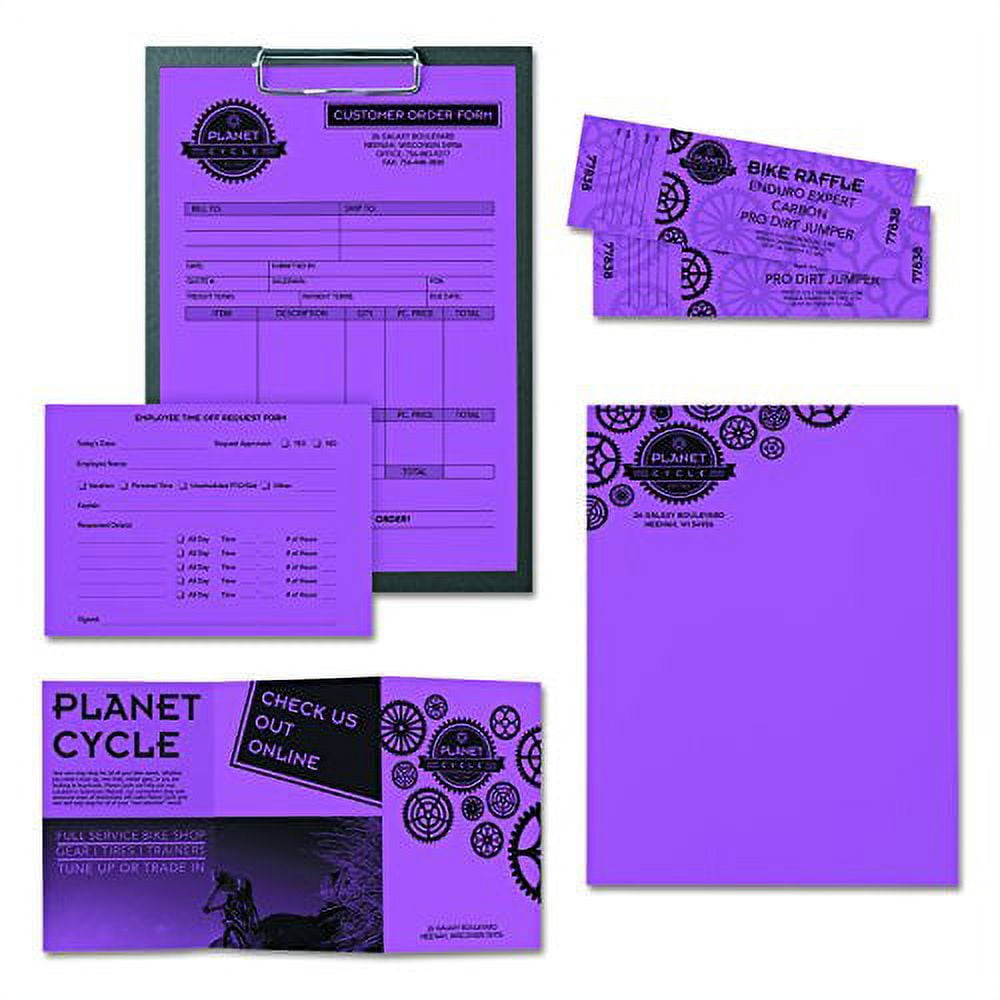 Planetary Purple™, 8.5” x 11”, 65 lb/176 gsm, 250 Sheets