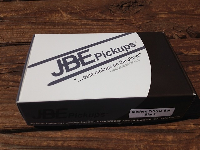 JBE Modern T Style Tele Telecaster Pickup Set BLACK (formerly Joe