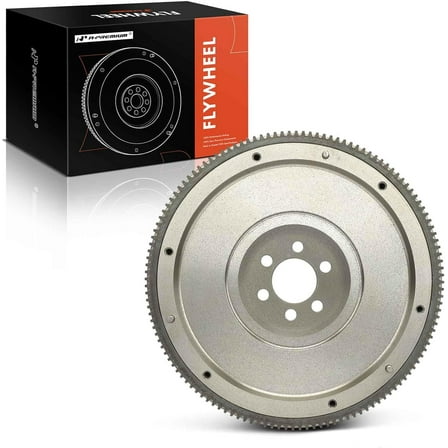 A-Premium Clutch Flywheel Compatible with Volkswagen Jetta 1999-2005, Jetta City 2007-2009, Golf 1999-2006, Golf City 2007-2010, Beetle 1998-2005, 2.0L, Manual Trans., 6 Bolt Holes, 132 Teeth