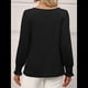 thumbnail image 4 of Blusas de Larga para Mujer, Blusas Informales de Negocios, Elegantes, para el Trabajo, la Oficina, Camisas Holgadas de Verano, Conjuntos de Moda 2025 Negro L, 4 of 8