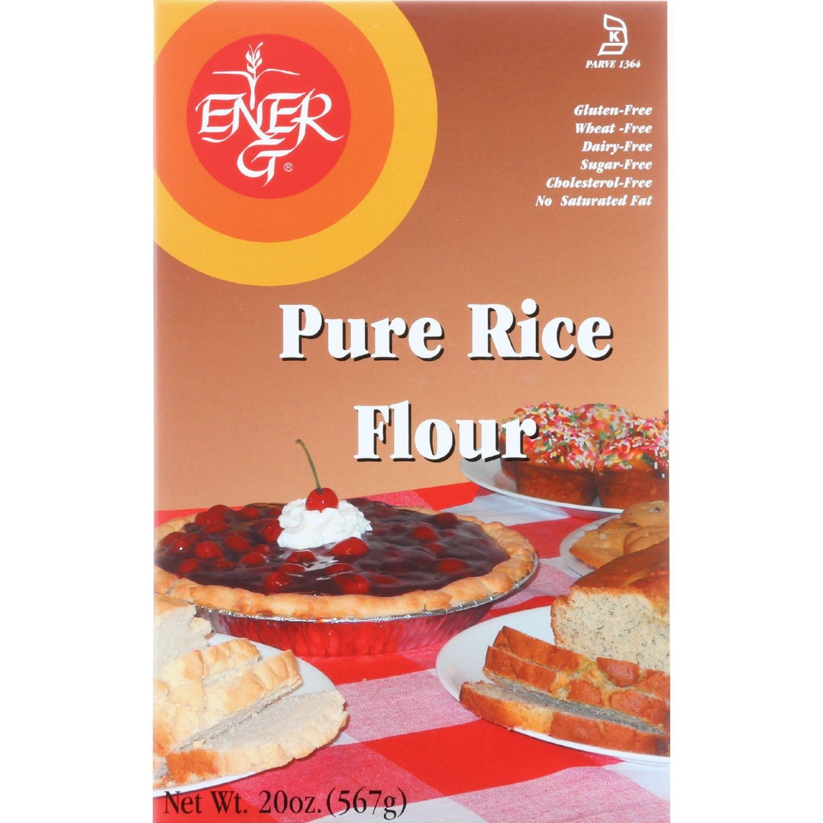 EnerG Pure White Rice Flour Gluten Free 20 oz