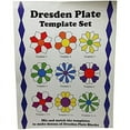 thumbnail image 6 of Dresden Quilting Template Set, Sewing Patchwork Ruler, DIY Sewing Ruler Template Patchwork Tool (10 Pieces), 6 of 6