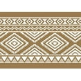 thumbnail image 2 of IBA Indianbeautifulart Brown Aztec Geometric Fabric Laces For Crafts Printed Velvet&nbsp;Trim&nbsp;Fabric Sewing Border Ribbon&nbsp;Trims&nbsp;9 Yards 4 Inches, 2 of 2