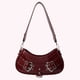 thumbnail image 4 of Bolso Hombro Hobo Elegante Con Correa Ajustable PU para Mujer, 4 of 9