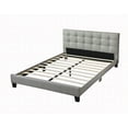 thumbnail image 5 of Eastern King Size Polyfiber Tufted Platform Bedframe in Grey (No Box Spring Needed for Master Bedroom), 5 of 9
