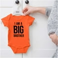 thumbnail image 5 of I Am a Big Brother Cute Siblings Bodysuit Jumper Boys Infant Baby Brisco Brands 12M, 5 of 6