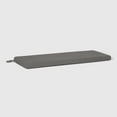 thumbnail image 4 of WestinTrends Solace Water Resistant Outdoor Patio Bench Seat Cushion, 54 x 18, Grey, 4 of 7