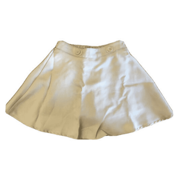 Nautica Little Girls Pleated School Uniform Skirt, Khaki, Size 10 R