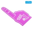 thumbnail image 3 of Uxcell 18 Inch Giant Foam Finger, We Are #1 EVA Cheerleading Fingers for Celebration Sports Games Party, Pink 2Pcs, 3 of 5