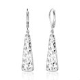 thumbnail image 1 of Pendientes ALEXCRAFT de plata de ley con barra larga para mujer, 1 of 7