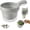 C, variant on Small Dual Layer Draining Basket, Plastic Fruit Colander Strainer for Vegetables Berries Grapes