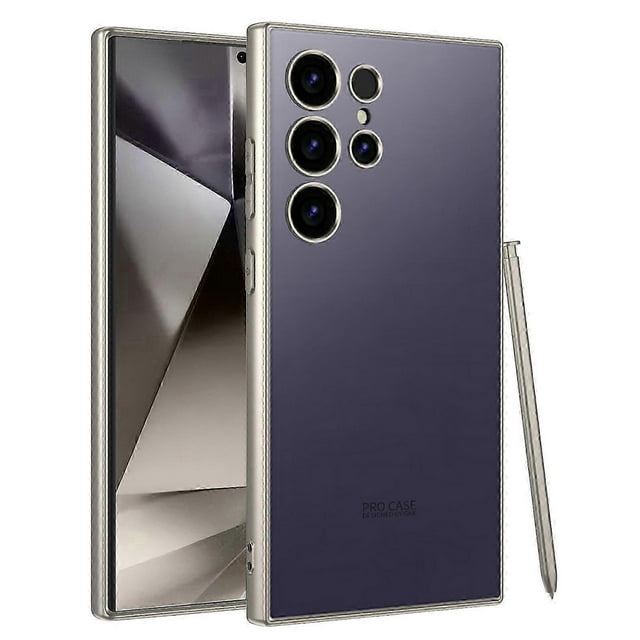 for Samsung Galaxy S24 Ultra Case 5G, Slim Thin Phone Cover for Women, Men, Shockproof Bumper Designed for S24 Ultra Case