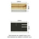 thumbnail image 3 of Cocina Integral Completa Modular Madesa Glamy 120cm BN 03, 3 of 5