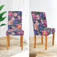 thumbnail image 3 of Yayeee 2 Pack Dining Chair Covers Stretch Parson Chairs Slipcovers Seat Protector, Soft Pinks Flowers, 3 of 6