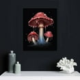 thumbnail image 4 of COMIO  Dark Academia Mushroom Prints Glossy Woodland Cottagecore Minimalist Fungi Wall Art Decor, 4 of 4