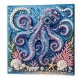 thumbnail image 3 of Ocean Theme Pearl Diamond Painting, Complete Bead Mosaic Set with Coastal Patterns and High-Gloss Pearl-Style Faceted Pieces for Art Creation (Octopus), 3 of 8