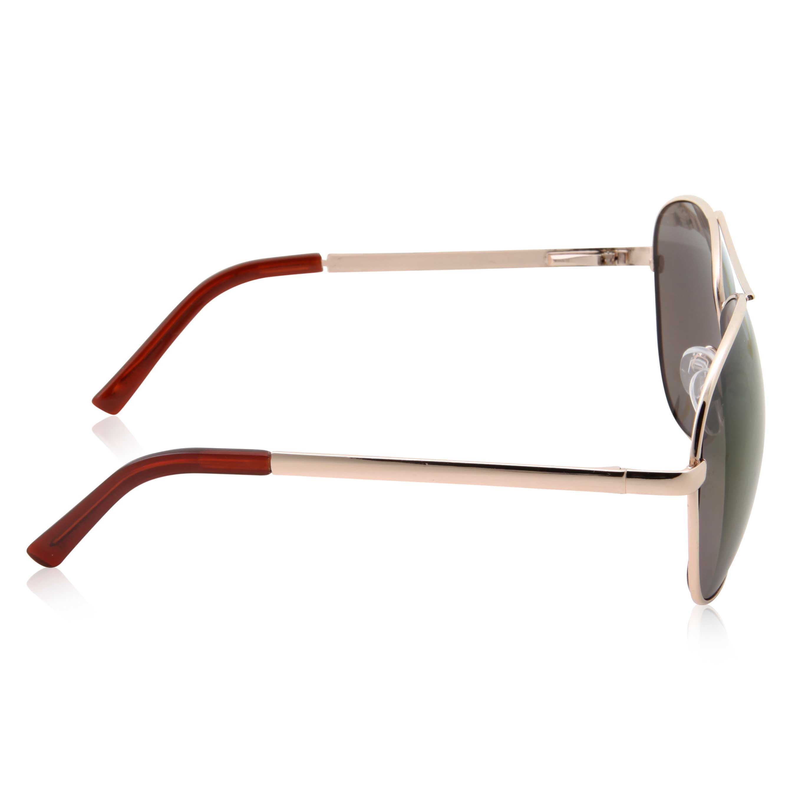 grinderPUNCH Trendy Oversized Classic Metal Frame Aviator Sunglasses