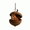 Squirrel, variant on Squirrel Acorn Animal Ornament, Woodland Squirrel Figurine in Acorn Shell for Christmas Tree, Shelf, Tabletop and Nature-Inspired Home Decor, 3.54 Inch