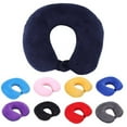 thumbnail image 1 of Cheers.US Travel Neck Pillow Memory Foam Airplane Travel Essentials Comfortable Washable Cover Plane Neck Support Pillow for Neck Pain Relief Sleeping, 1 of 4