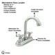 thumbnail image 2 of Llave Mezcladora Baño Lavabo Alfa  Cromado de Acero Inoxidable Manerales Cruz, 2 of 4