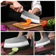 thumbnail image 5 of 7.8 In Asian Chef Knife Kitchen Butcher High Carbon Steel Cleaver Chopping Meat, 5 of 6