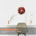 thumbnail image 7 of Frcolor Christmas Wreath Window Door Wreaths Wreath Pine Flower Reef Artificial Front Ornaments Poinsettia Hanging Fireplace, 7 of 7