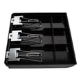 thumbnail image 1 of SOPOTUTU Compact Cash Register Insert Tray with Stainless Steel and Plastic for Store Counters, 1 of 8