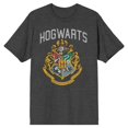 thumbnail image 1 of Harry Potter Hogwarts Crest Heather Charcoal T-Shirt, 1 of 2