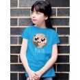 thumbnail image 2 of Cute Pluto T-Shirt Juniors -Image by Shutterstock,  Small, 2 of 4