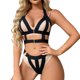 thumbnail image 1 of Gibobby Conjunto de lencería Erótica Ropa Interior Sexy para Mujer, Camisón de Una Pieza con Tanga, Ropa de Dormir para Mujer(Negro, G), 1 of 5