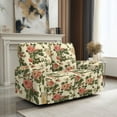 thumbnail image 2 of Yuyamidu Pink Rose Loveseat Recliner Covers 2 Seater Stretch Reclining Couch Covers with Pockets Washable Recliner Loveseat Slipcover for Living Room, 2 of 8