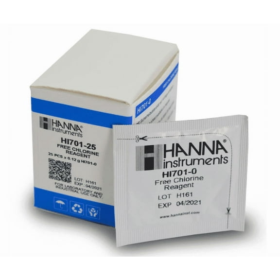 HI701-25 Free Chlorine Checker Reagents (25 Tests)