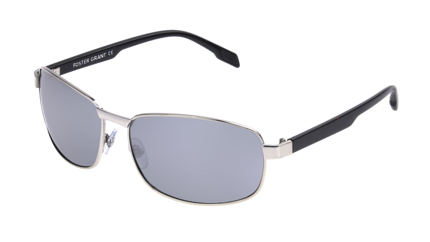 Foster Grant Men's Silver Mirrored Square Sunglasses HH03 - Walmart.com