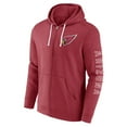 thumbnail image 2 of Men's Fanatics  Cardinal Arizona Cardinals Offensive Lineup Hoodie Full-Zip Hoodie, 2 of 3
