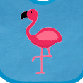 thumbnail image 4 of Inktastic Pink Flamingo Boys or Girls Baby Bib, 4 of 4