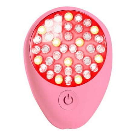 Quasar Pure Rayz Red Light Therapy Facial Toning Device, Pink