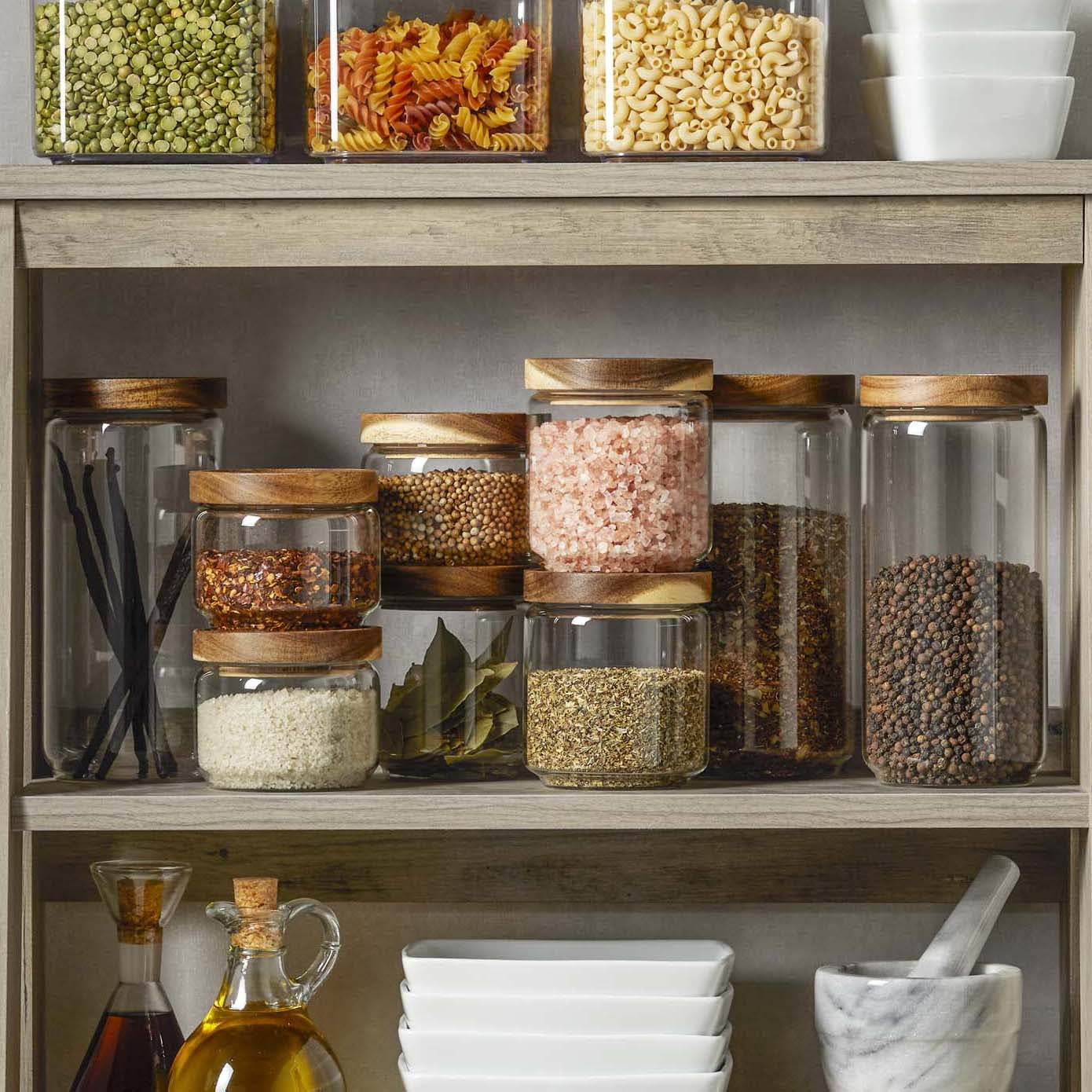 Acacia & Glass Storage Containers  High-Quality Kitchen Storage – Sage &  Sill